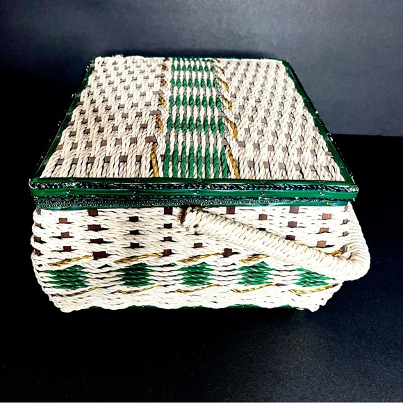 Dritz vintage square sewing basket #984 Made in Japan - Picture 4 of 15